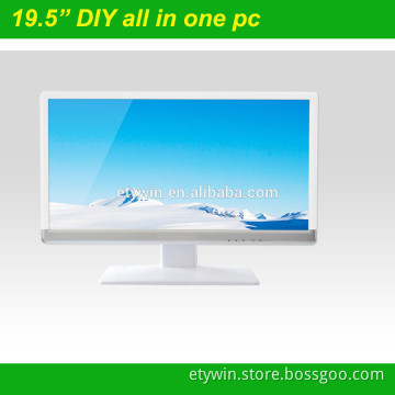 Integrated graphic card type 19.5"LED monitor desktop computer without CPU